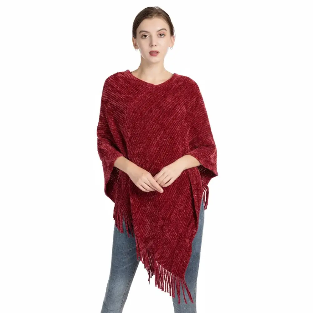 Cape poncho femme laine – Image 5