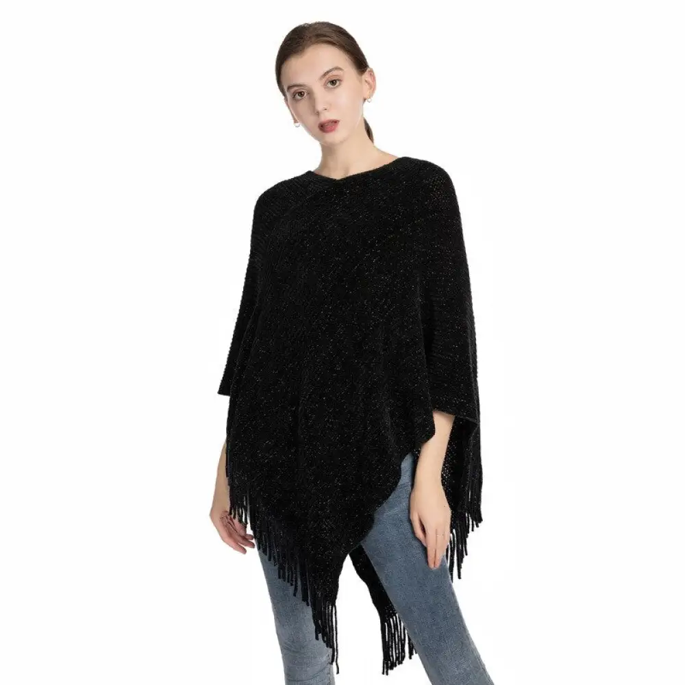 Cape poncho femme laine – Image 6