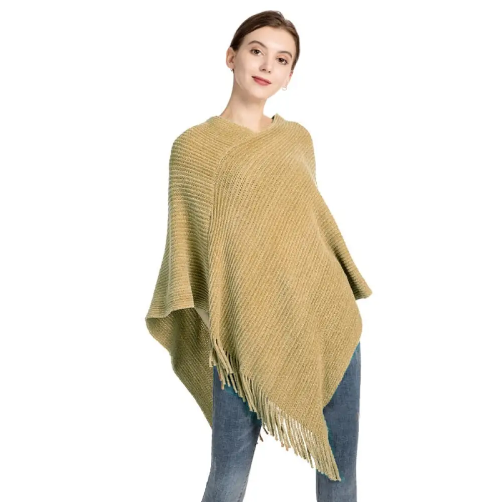 Cape poncho femme laine – Image 4