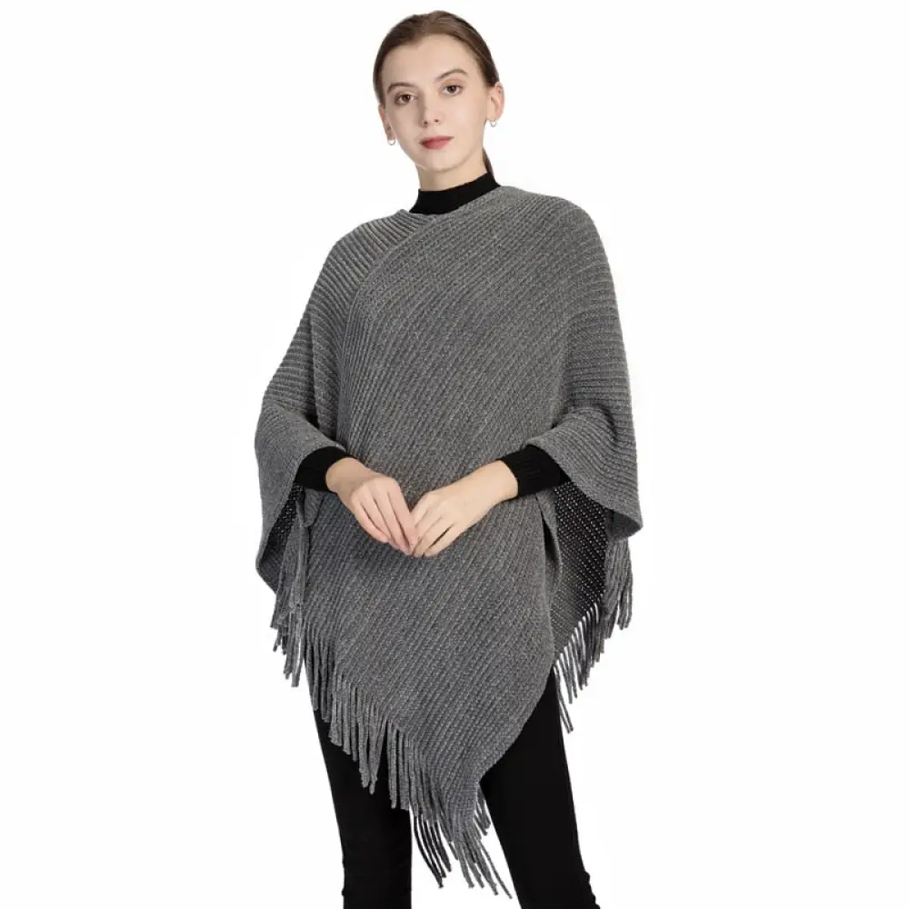 Cape poncho femme laine – Image 2