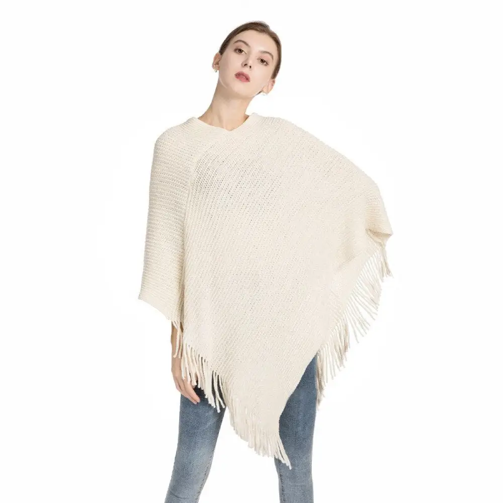 Cape poncho femme laine – Image 7
