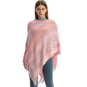 Cape poncho tricot femme