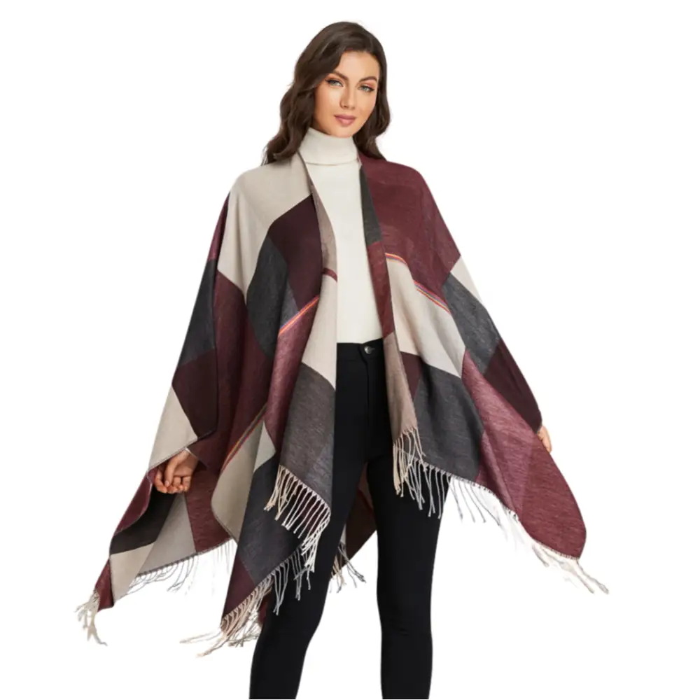 Capes ponchos châles femmes – Image 4