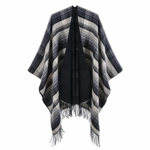 Châle poncho femme