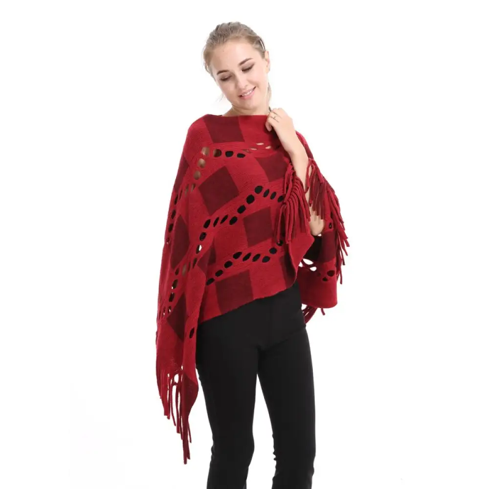 Châle Poncho Pour Femme – Image 3