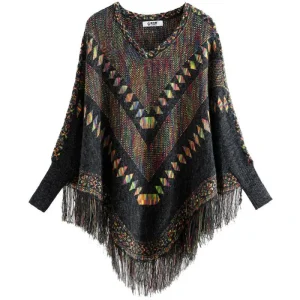 Châles femme poncho