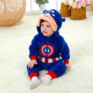 Combinaison Pyjama Captain America Bébé