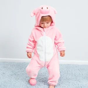 Combinaison Pyjama Cochon Rose Bébé