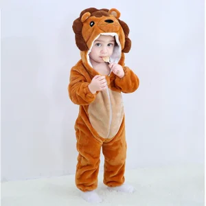 Combinaison Pyjama Lion-Roi Bébé