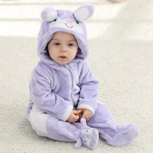 Combinaison Pyjama Souris Pourpre Bébé