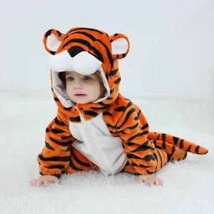 Combinaison Pyjama Tigre Indien Bébé