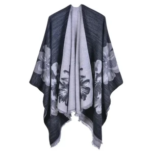Echarpe poncho femme