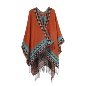 Echarpe poncho homme