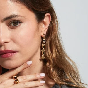 Boucle d'oreille Cube