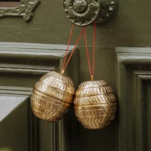 Décoration ronde métal martelé