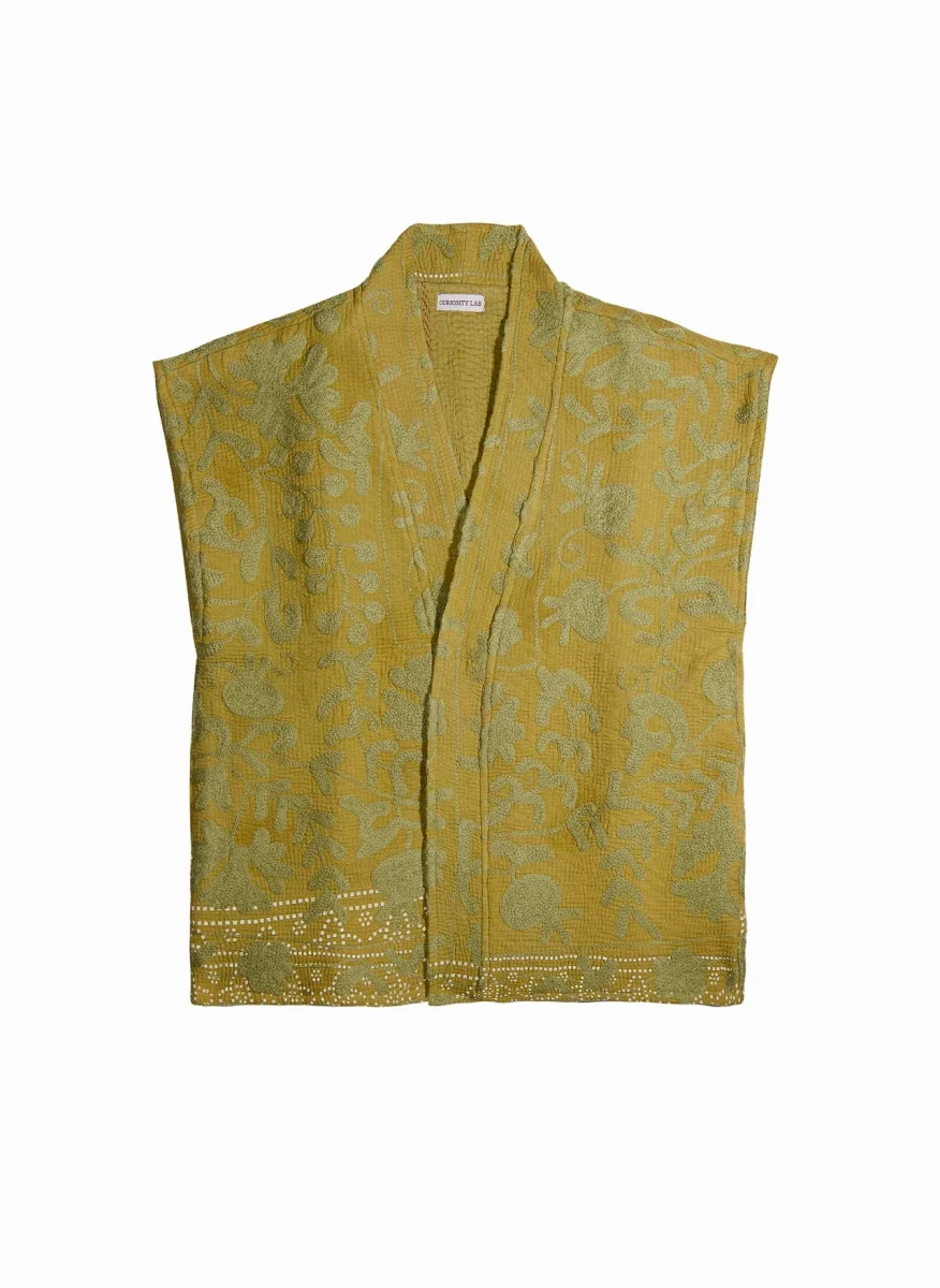 Gilet Kantha Brodé – Image 7