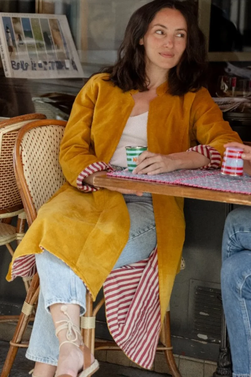 Manteau long Velours – Image 2