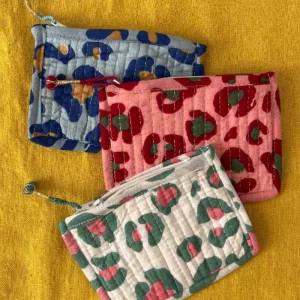 Mini Porte-monnaie Block print