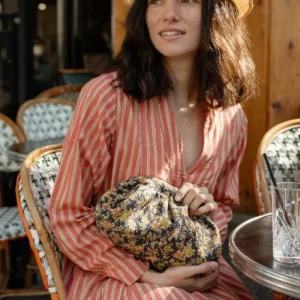 Pochette clip Kantha