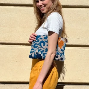 Pochette Kantha Brodé