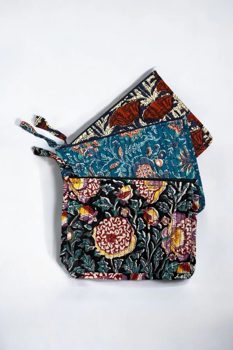 Pochette Matelassée Block Print – Image 2