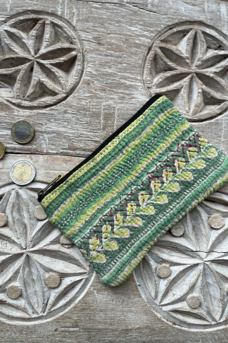 Porte-monnaie Kantha Bengale – Image 5