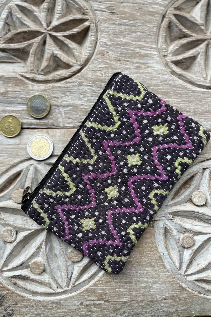 Porte-monnaie Kantha Bengale – Image 8