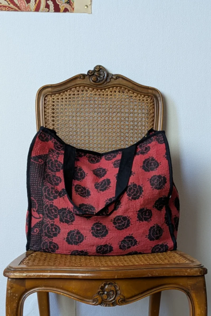 Shopping bag Kantha – Image 8