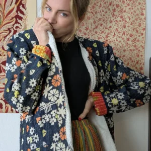 Veste Kantha Doublée Baniyaan