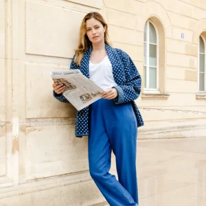 Veste Indigo matelassée