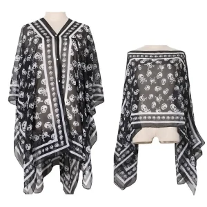Grand poncho femme