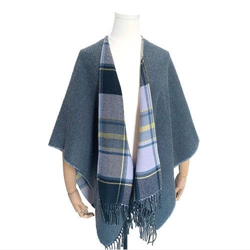 Poncho Réversible Femme Cachemire – Image 4