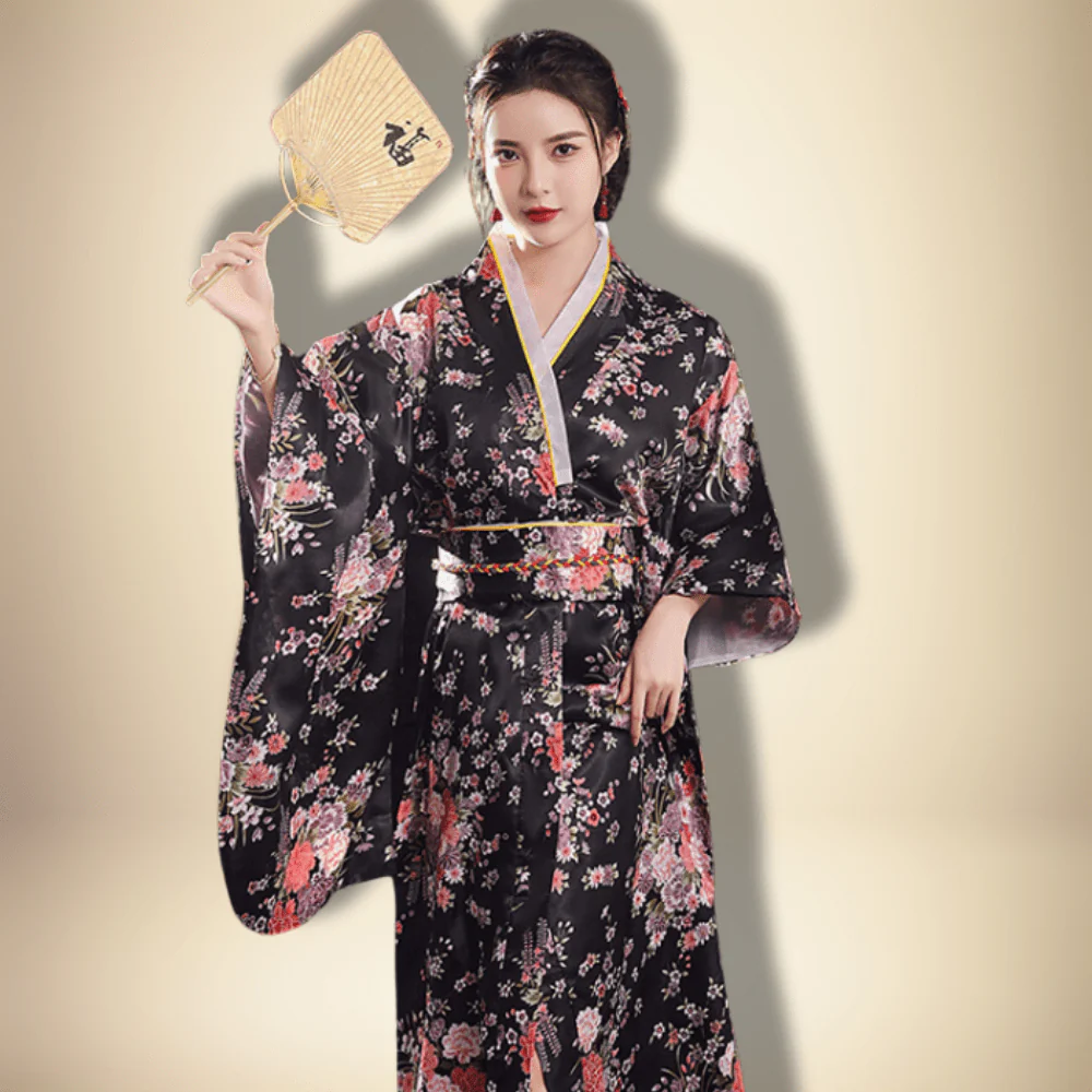Kimono japonais traditionnel pour femme – Image 3