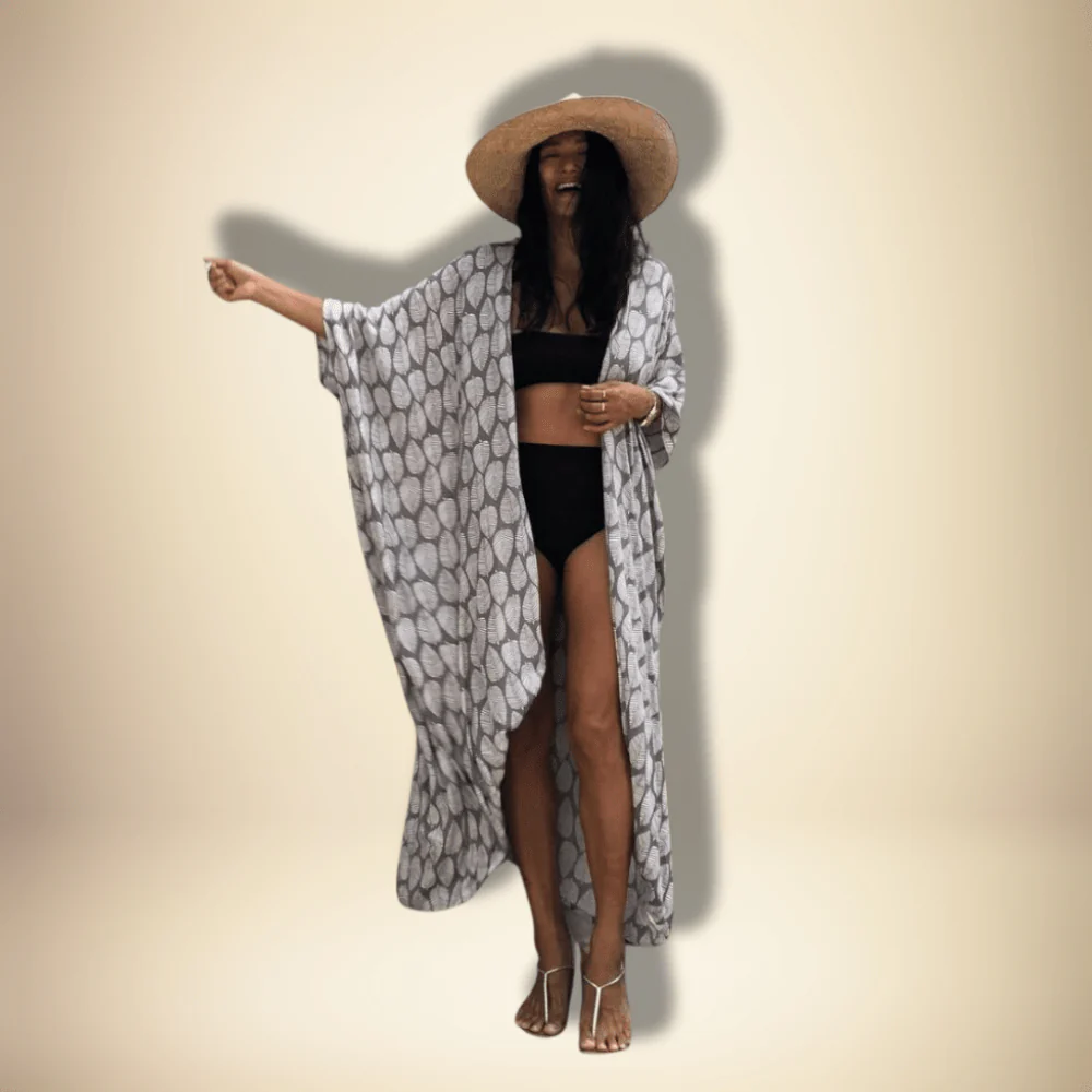 Kimono long bohème pour femme – Image 3