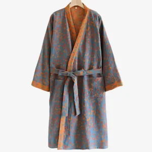 Kimono Peignoir Femme Fleuri