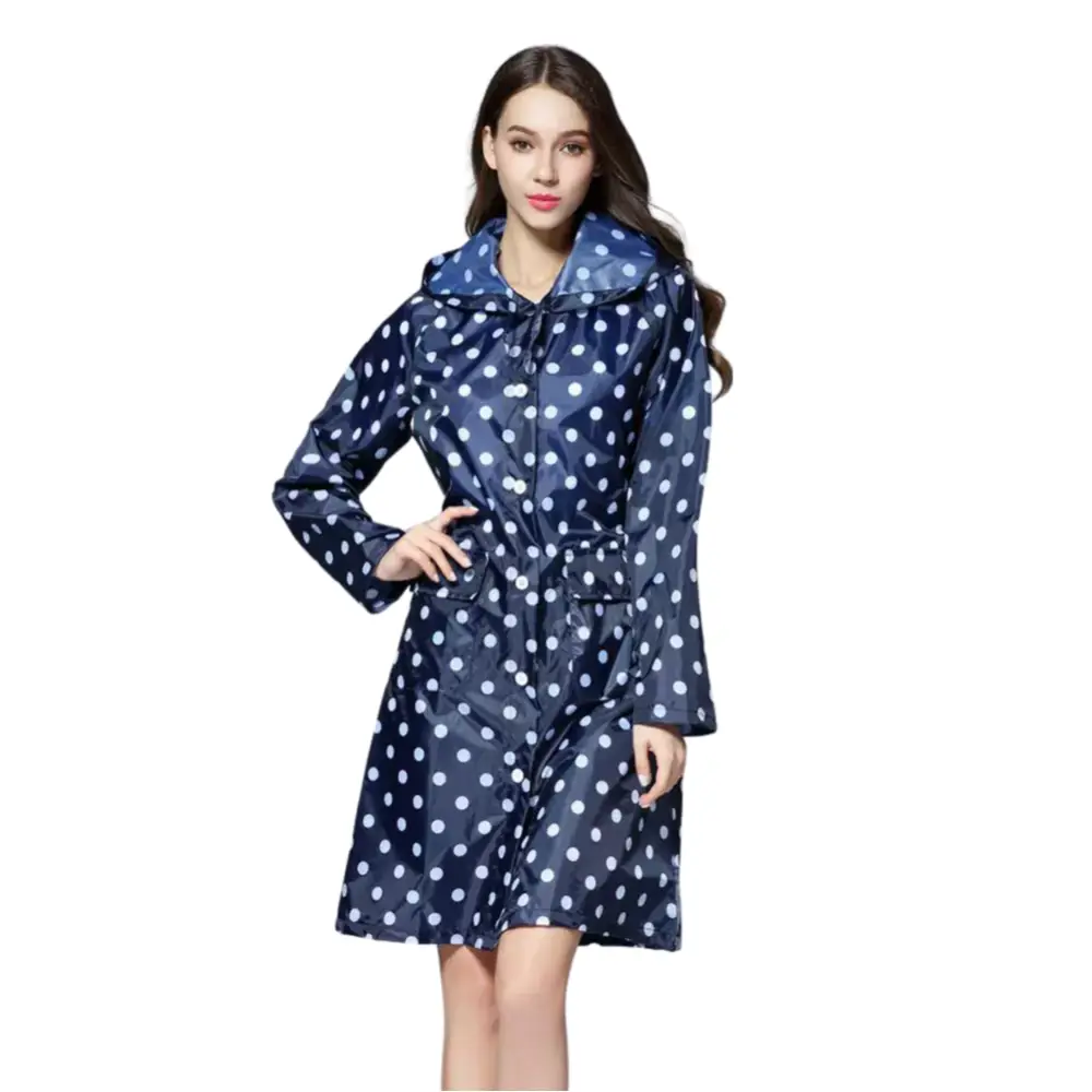 Long poncho de pluie femme – Image 5
