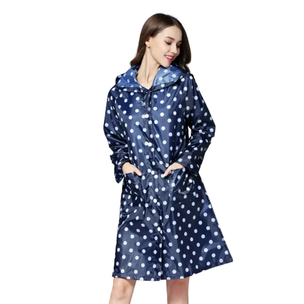 Long poncho de pluie femme – Image 2