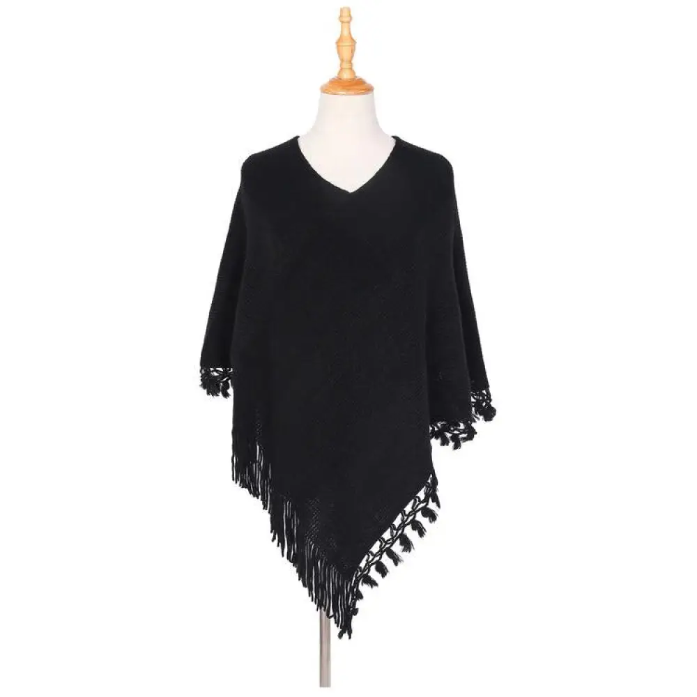 Manteau cape femme poncho – Image 3