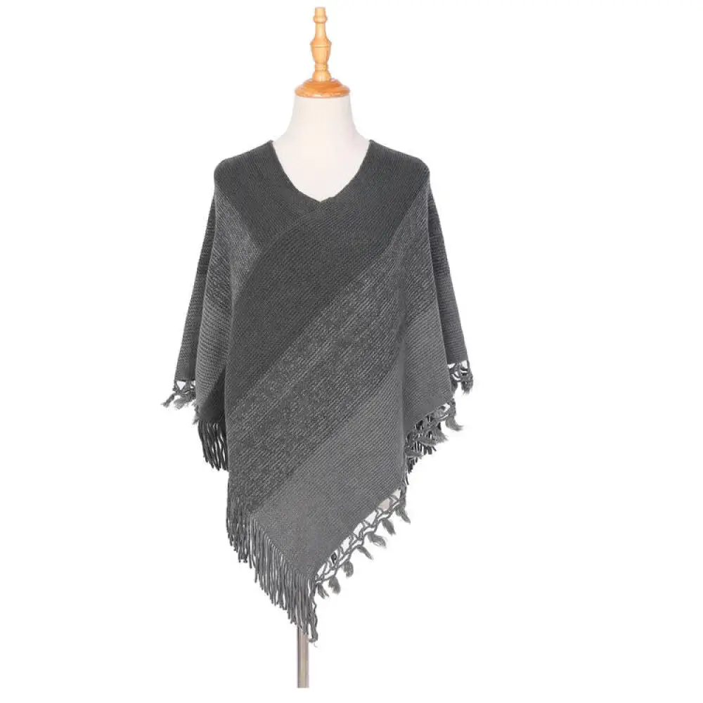 Manteau cape femme poncho – Image 6