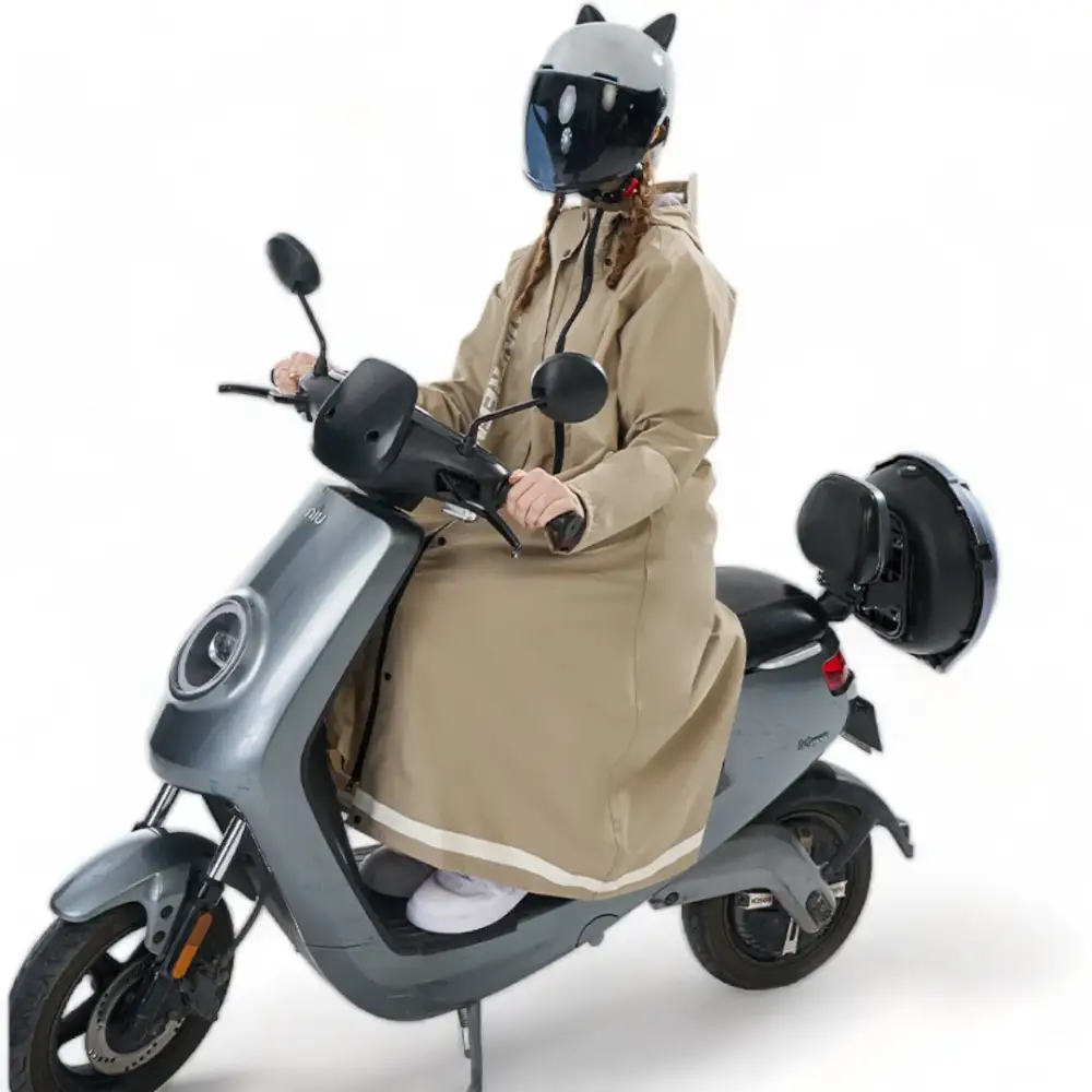 Manteau de pluie capuche poncho – Image 6