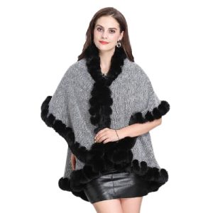 Manteau femme poncho