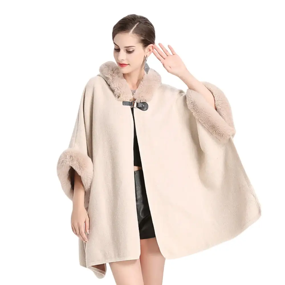 Manteau femme style poncho – Image 8