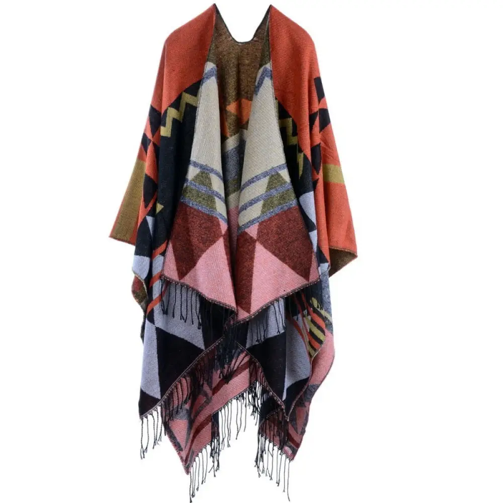 Manteau poncho femme