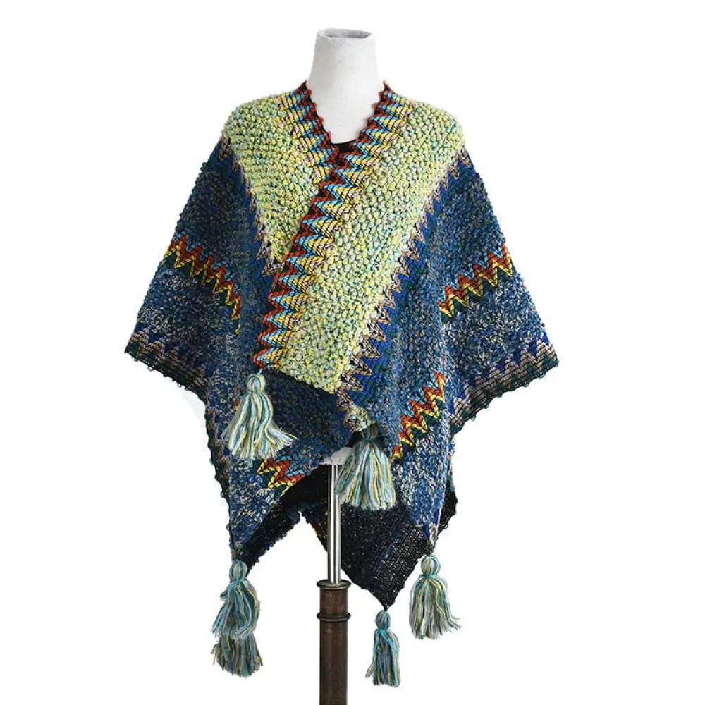 Manteau poncho femme ronde – Image 4