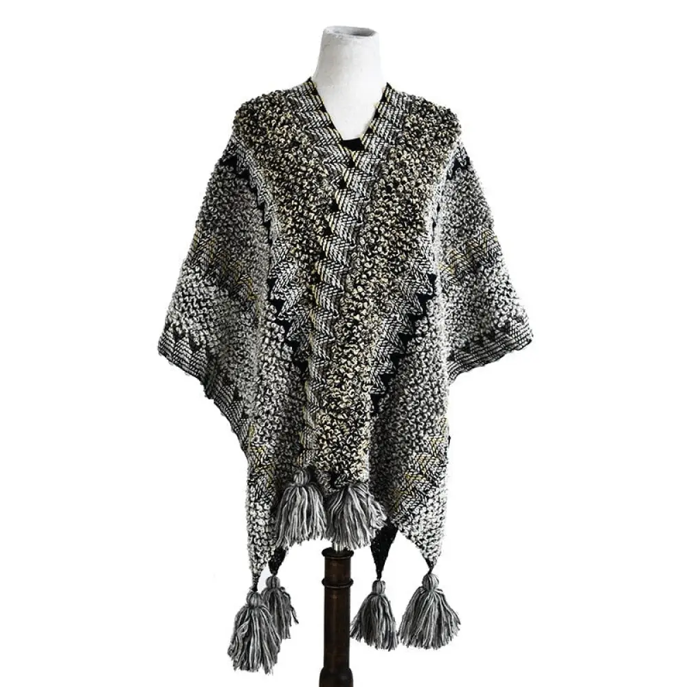 Manteau poncho femme ronde – Image 3