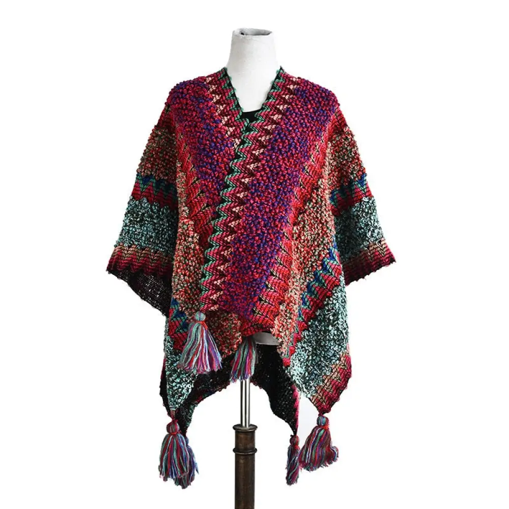 Manteau poncho femme ronde – Image 2