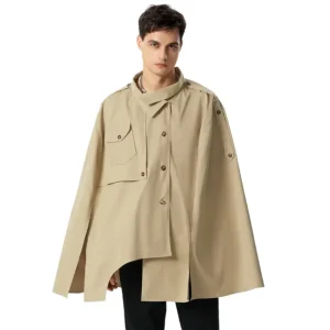 Manteau poncho homme