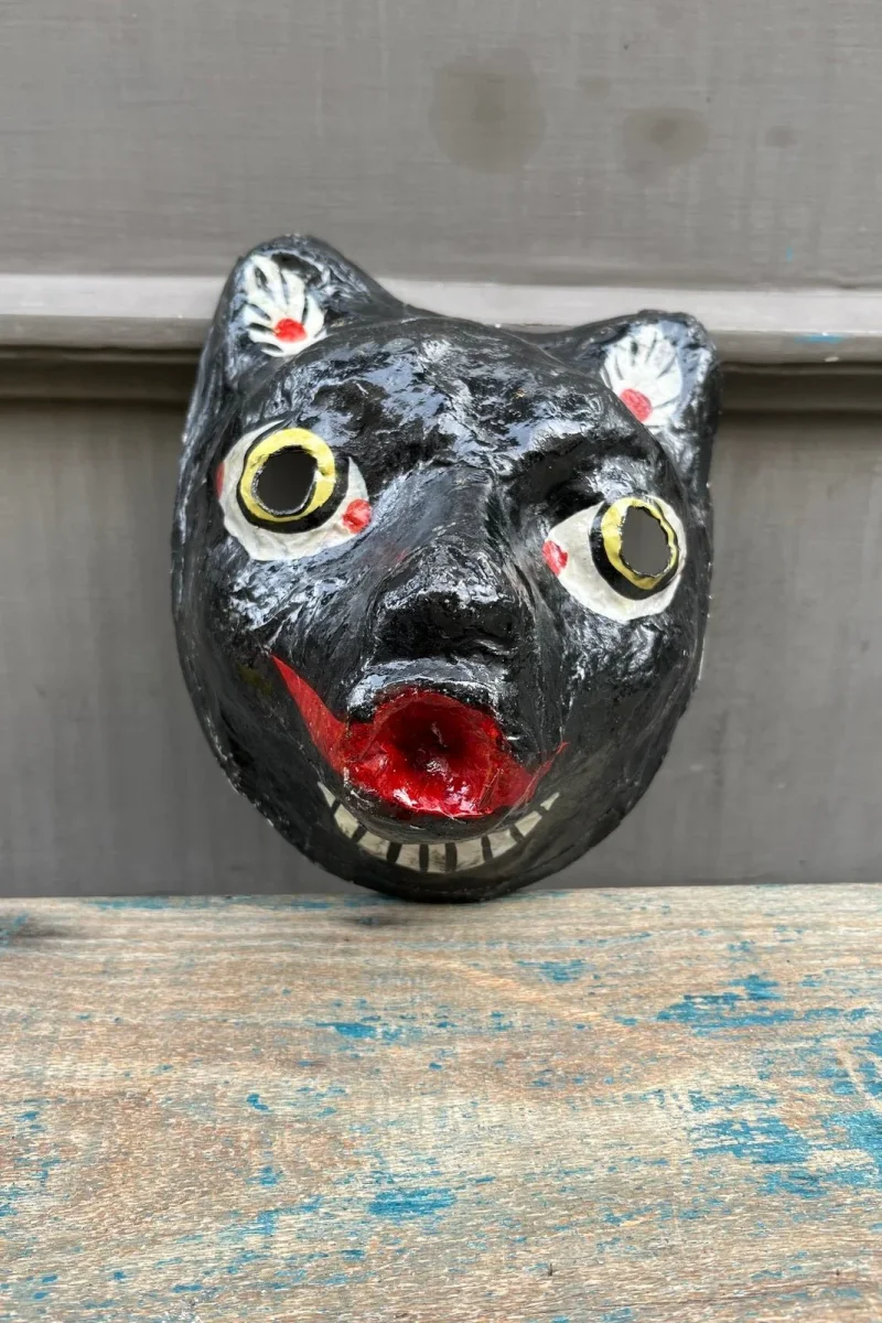 Masque en Papier Mâché Mukhauta – Image 6