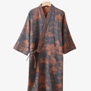Peignoir De Bain Homme Kimono