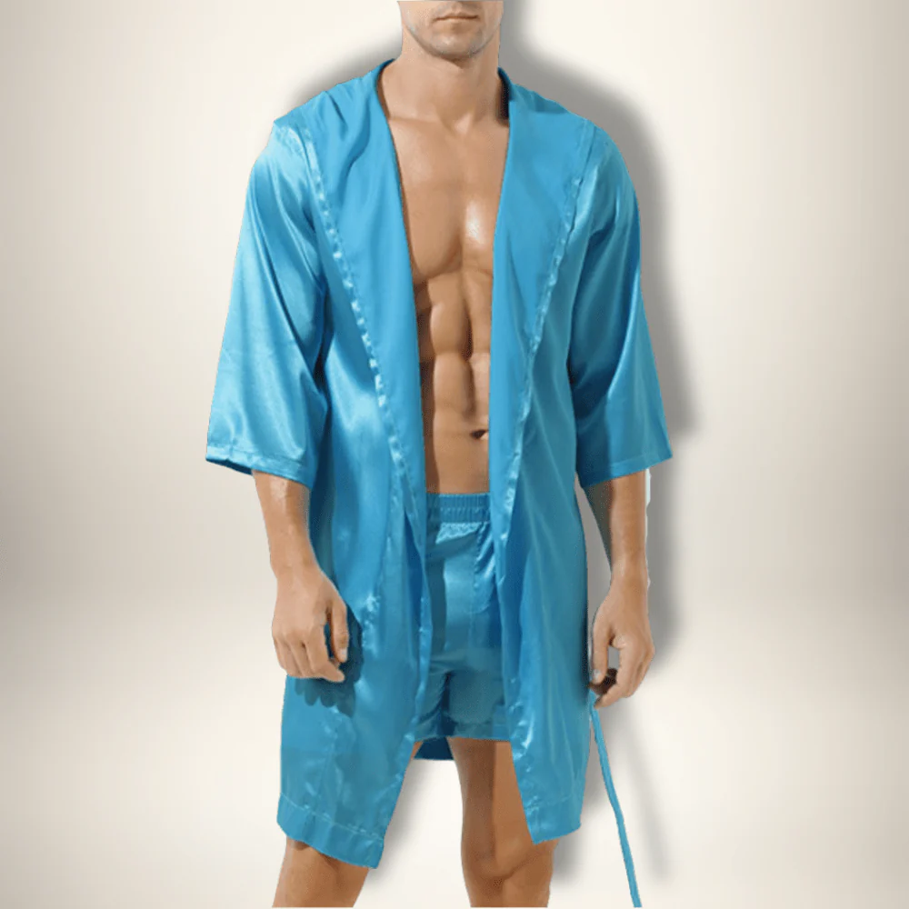 Peignoir kimono homme Uni – Image 9